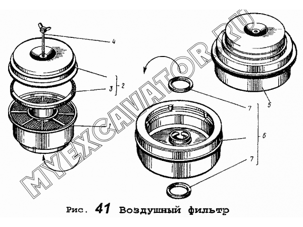 Воздушный фильтр ЯМЗ 238