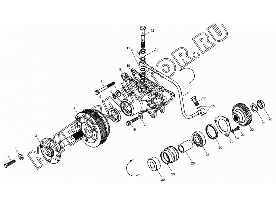 Гидромуфта ямз 238 схема