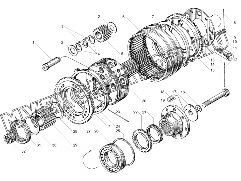 Кпп маз 8 ступенчатая с демультипликатором схема