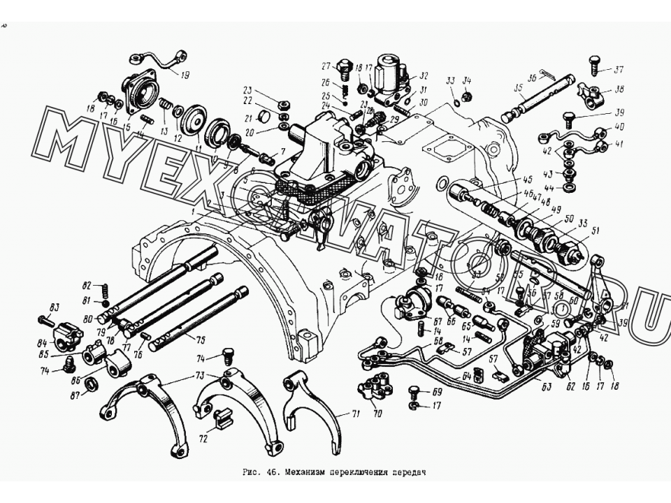 Кпп ямз 236 каталог запчастей схема