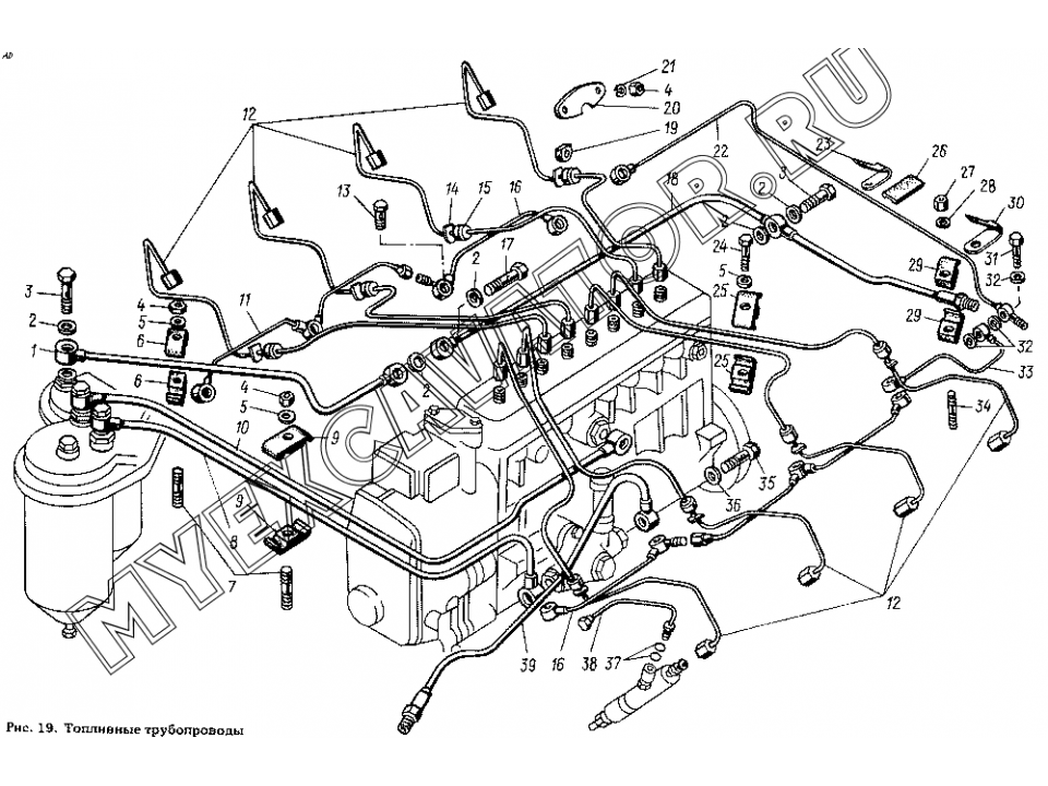 Схема расположения топливного. Топливная система МАЗ ЯМЗ 238. Топливная система трубок ЯМЗ 238. Топливная система евро ЯМЗ 238. Топливная система МАЗ ЯМЗ 236.