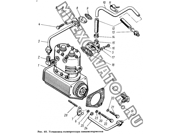 Компрессор ямз 7511 схема - 94 фото
