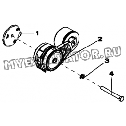 Натяжитель ремня/BELT TENSIONER, 4045HF280 (S/N: A19001-) G1-43-1 Hidromek HMK 102 B