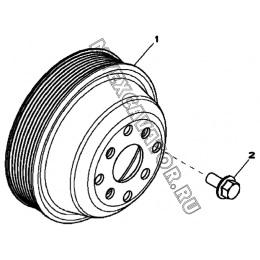 Шкив вентилятора/FAN PULLEY, 4045HF280 (S/N: A19001-) G1-42-1 Hidromek HMK 102 B