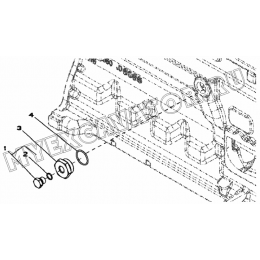 Система охлаждения/ENGINE COOLANT HEATER, 4045HF280 (S/N: A19001-) G1-15-1 Hidromek HMK 102 B