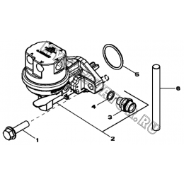 Насос топливоподкачивающий/FUEL TRANSFER PUMP, 4045HF280 (S/N: A19001-) G1-22-1 Hidromek HMK 102 B