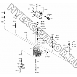 Механизм переключения передач/GEARSHIFT SYST. (S/N: A19001-) F3-16-1 Hidromek HMK 102 B