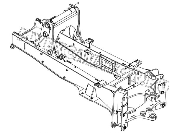 Рама/CHASSIS (S/N: A19041-) B1-1-1-OP4 Hidromek HMK 102 B