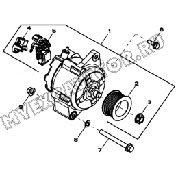 Генератор/ALTERNATOR, 4045HF280 (S/N: A19001-) G1-19-1 Hidromek HMK 102 B