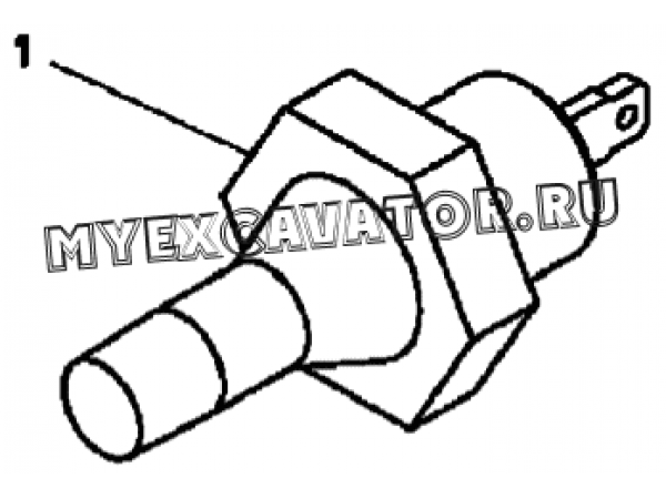 Датчик давления масла/OIL PRESSURE SWITCH, 4045HF280 (S/N: A19001-) G1-41-1 Hidromek HMK 102 B