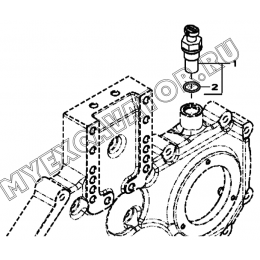 Датчик тахометра/ELECTRONIC TACH DRIVE, 4045HF280 (S/N: A19001-) G1-40-1 Hidromek HMK 102 B