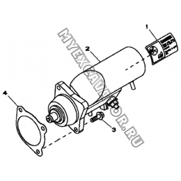 Стартер/STARTING MOTOR, 4045HF280 (S/N: A19001-) G1-18-1 Hidromek HMK 102 B