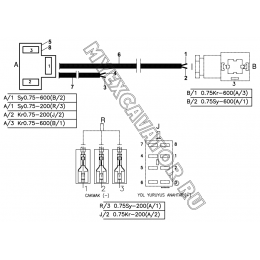 Электрооборудование/HARNESS, AUGER/TILTING BUCKET (S/N: A19001-) C1-9-1 Hidromek HMK 102 B
