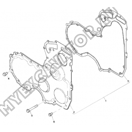 Крышка/TIMING COVER, ENGINE 1104D-44TA, TIER III (S/N: A80001-) G1-15-3 Hidromek HMK 102 S