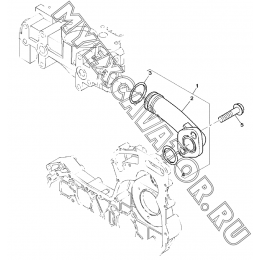 Трубопровод/PIPES, ENGINE 1104D-44TA, TIER III (S/N: A80001-) G1-12-2 Hidromek HMK 102 S