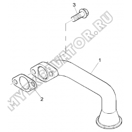 Маслозаборник/OIL STRAINER, ENGINE 1104D-44TA, TIER III (S/N: A80001-) G1-7-3 Hidromek HMK 102 S