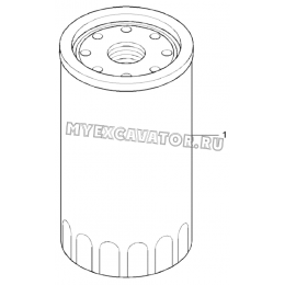 Масляный фильтр/REMOTE LUBRICATING OIL FILTER, ENGINE 1104D-44TA, TIER III (S/N: A80001-) G1-10-1 Hidromek HMK 102 S