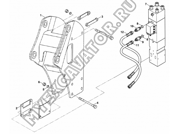 Гидромолот/BREAKER, DEMO DMB50 (S/N: A80001-) A2-2-1-1-OP8 Hidromek HMK 102 S