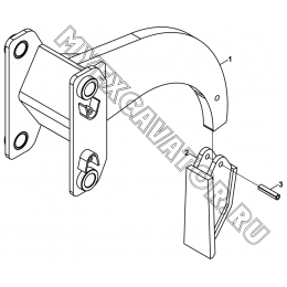 Рыхлитель/RIPPER (S/N: A80001-) A2-4-1 Hidromek HMK 102 S