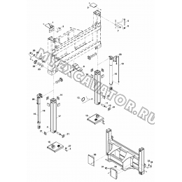 Экскаваторное оборудование/STABILISER, SIDESHIFT (S/N: A80001-) B4-2-1 Hidromek HMK 102 S