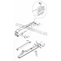 Экскаваторное оборудование/TELESCOPIC DIPPER (S/N: A80001-A80427) B4-5-3 Hidromek HMK 102 S