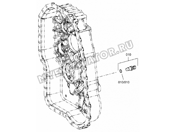 Индуктивный датчик/INDUCTIVE TRANSMITTER (S/N: A80001-) F3-19-1 Hidromek HMK 102 S