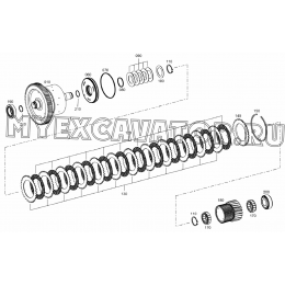 Коробка передач/COUPLING (S/N: A80001-) F3-10-1 Hidromek HMK 102 S