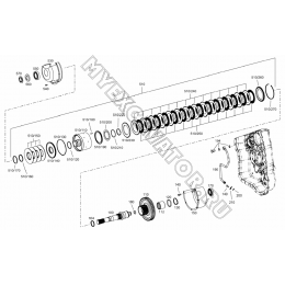 Коробка передач/COUPLING (S/N: A80001-) F3-9-1 Hidromek HMK 102 S