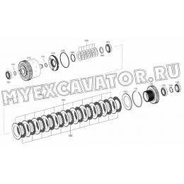 Коробка передач/REVERSING GEAR (S/N: A80001-) F3-8-1 Hidromek HMK 102 S