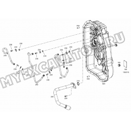 Коробка передач/TRANSM. HOUSING (S/N: A80001-) F3-5-1 Hidromek HMK 102 S