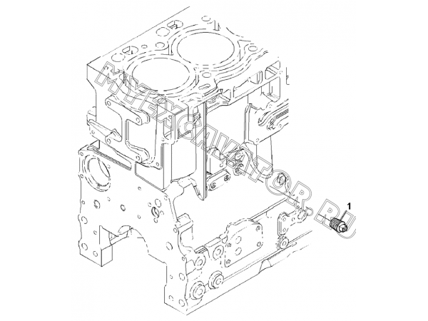 Датчик давления масла/LUBRICATION OIL PRESSURE SWITCH/GAUGE, ENGINE 1104D-44TA, TIER III (S/N: A80001-) G1-27-2 Hidromek HMK 102 S