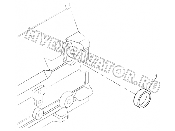 Датчик/PICK-UP SENSOR, ENGINE 1104D-44TA, TIER III (S/N: A80001-) G1-3-6 Hidromek HMK 102 S