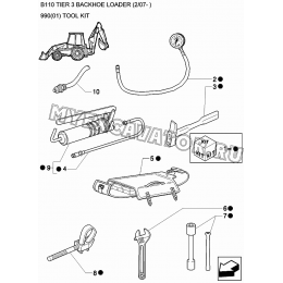 Инструменты/TOOL KIT New Holland B110