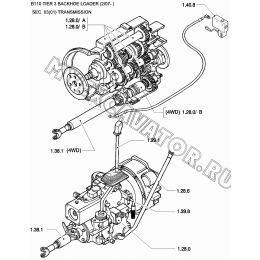 Трансмиссия/TRANSMISSION New Holland B110