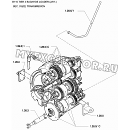 Трансмиссия/TRANSMISSION New Holland B110