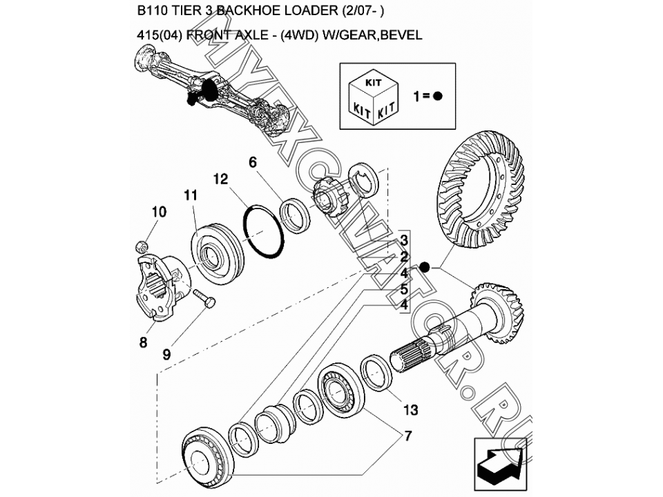 New holland 110 схема