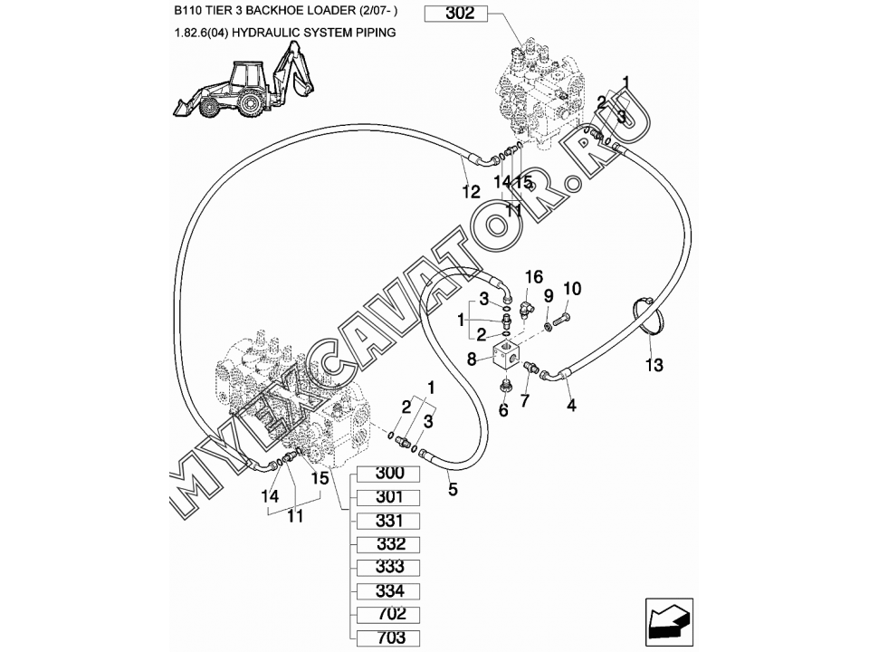 New holland 110 схема