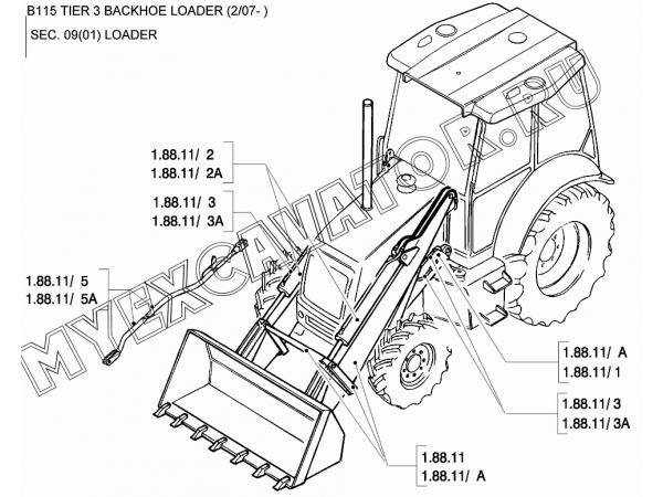 Погрузочное оборудование/LOADER New Holland B115