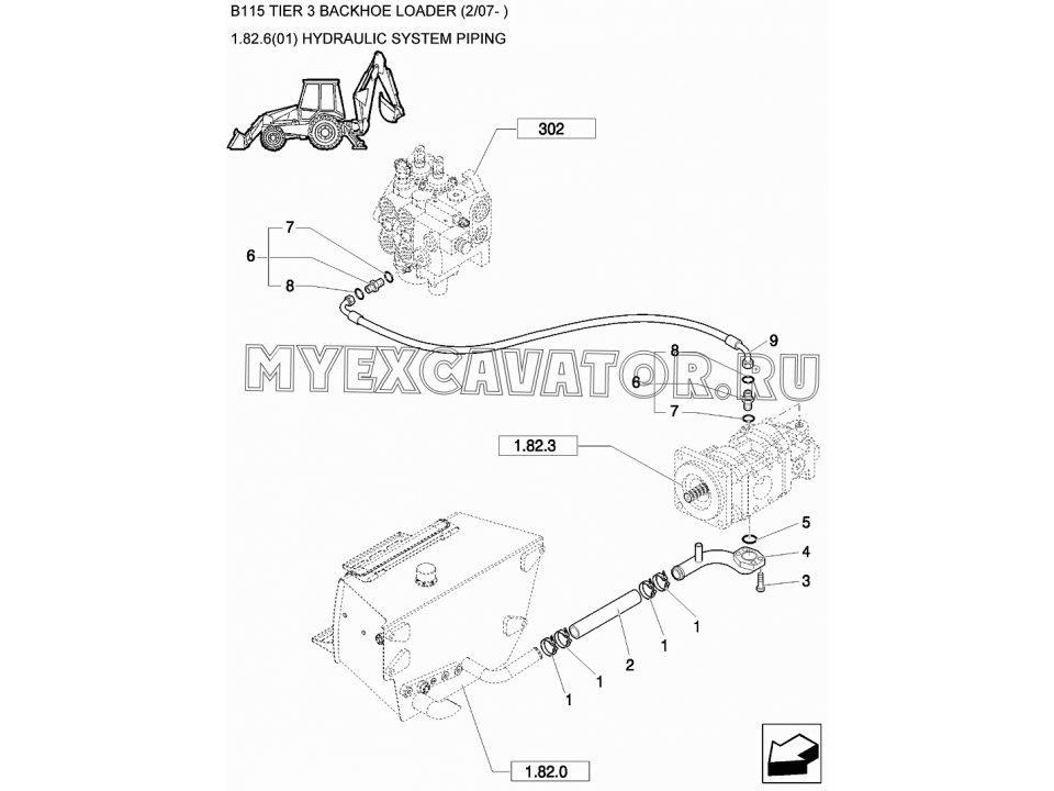 Схема предохранителей new holland b115b