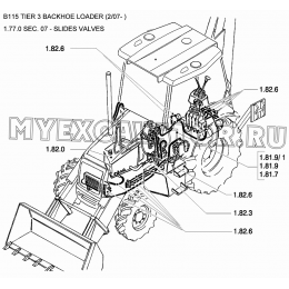 Гидросистема/SLIDES VALVES New Holland B115