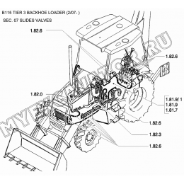 Гидросистема/SLIDES VALVES New Holland B115