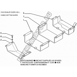Кабина/BOTTOM GUARDS New Holland D150 Кабина/BOTTOM GUARDS New Holland D150