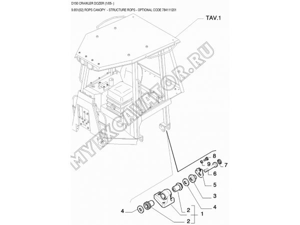 Кабина/ROPS CANOPY New Holland D150 Кабина/ROPS CANOPY New Holland D150