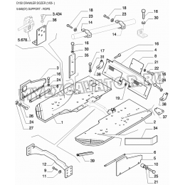 Кабина/SUPPORT - ROPS New Holland D150 Кабина/SUPPORT - ROPS New Holland D150