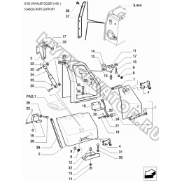 Кабина/ROPS SUPPORT New Holland D150 Кабина/ROPS SUPPORT New Holland D150