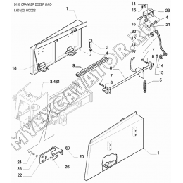 Кожухи защитные/HOODS New Holland D150
