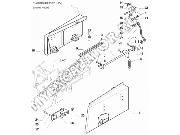 Кожухи защитные/HOODS New Holland D150