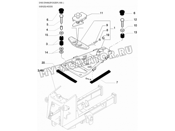 Кожухи защитные/HOODS New Holland D150