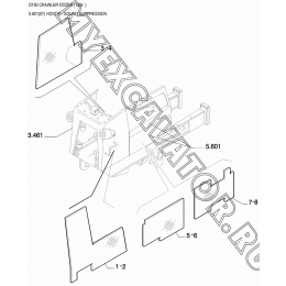 Кожухи защитные/HOODS - SOUND SUPPRESSION New Holland D150
