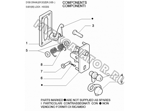 Кожухи защитные/LOCK - HOODS New Holland D150